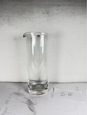 Krosno Poland Clear Glass Pitcher with Spout‎ - Storage S-15
